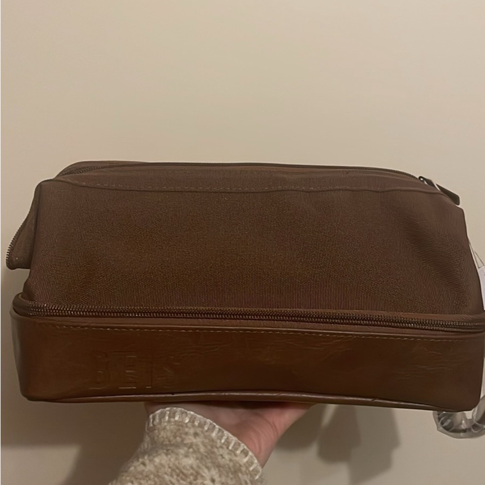 BEIS Brown Toiletry Bag for Men